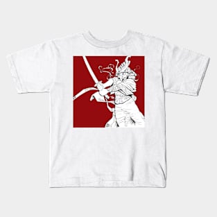 The Geisha who would be a Samurai Kids T-Shirt